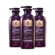 Ryo 吕 紫吕控油洗发水清爽滋养头皮400ml*3 洗护套装礼盒适合中性发质