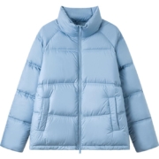 聚划算百亿补贴：森马面包服男2023年冬季新款三防保暖羽绒服纯色情侣