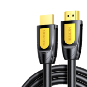 京东百亿补贴：UGREEN 绿联 HD101 HDMI2.0 视频线缆 1m 黄黑头 圆线