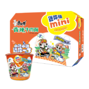 京东百亿补贴:康师傅方便面桶装 香辣牛肉面杯面61g*12 迷你杯 整箱