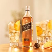尊尼获加 黑方黑牌12年调配型苏格兰进口威士忌洋酒 帝亚吉欧 黑牌500ml