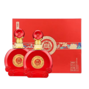 白水杜康 大师酿造喜庆酒 浓香型白酒 52度500ml*2瓶