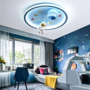 SHENG SI BAOO 圣斯堡 护眼吸顶灯儿童房灯男孩女孩卧室灯2023新款星球灯宇航员灯具