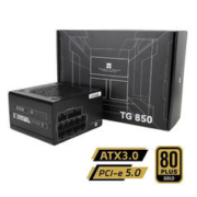 利民 额定850 -TG850 ATX3.0电源 金牌全模组 原生PCIE5.0 全日系电 14CM