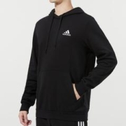 adidas 阿迪达斯 秋季男子针织夹克运动休闲加绒连帽卫衣