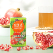 plus会员:佳农 佳果源100%红石榴复合果蔬汁 125g*4瓶＊7件