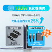 玩家战神锐龙R7-7840HS轻薄笔记本电脑2.5K/165Hz高刷屏大屏高性能设计办公游戏全能本 R7-7840HS-2.5K屏-100W氮化镓快充 32G内存+1TB-PCIE高速固态硬盘
