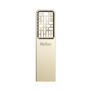 朗科（Netac）64GB USB3.2 Gen1 U盘 U327 全金属高速迷你镂空设计闪存盘 创意中国风 珍珠镍色