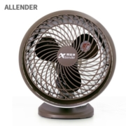 阿蓝德（Allender） 家用空气循环扇无刷卧室空调房对流小型电风扇大风力涡轮换气扇 褐白色（不摇头）