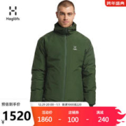 HAGLÖFS 火柴棍 HAGLOFSHAGLOFS男式冲锋衣棉服（三合一）秋冬605034-2C5 绿色 XL