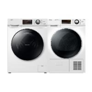 预售、PLUS会员：Haier 海尔 EG100B129W+EHG100129W 白色热泵杀菌洗烘套装 10Kg