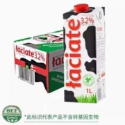 波兰原装进口 Laciate 兰雀 全脂3.2%纯牛奶 1L*12盒