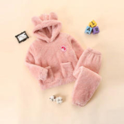 小马宝莉 女童毛绒绒保暖睡衣家居服套装