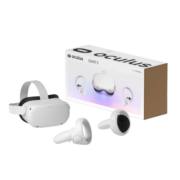 Oculus Quest2/3 VR眼镜一体机 Meta体感游戏机 steam头戴3D智能设备 Quest 2 128G（香港直邮）