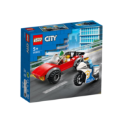 乐高（LEGO）积木拼装 60392 警用摩托车大追击 5岁+男孩儿童玩具圣诞礼物