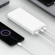 Xiaomi 小米 PLM18ZM 移动电源 白色 20000mAh Type-C/Micro-B 18W双向快充