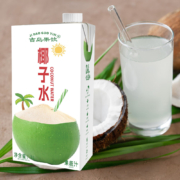 京东试用:吉岛果饮 100%椰子水1L/盒 富含天然电解质水椰青NFC果汁饮料