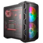 酷冷至尊(CoolerMaster)MasterCase H500中塔主机机箱(ATX主板/双20cmARGB风扇/0.7mm板材/360水冷/长显卡)