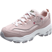 斯凯奇（Skechers）skechers老爹鞋女士熊猫鞋刺绣厚底内增高小白鞋子休闲百搭季 11977-粉红色/LTPK 35.5