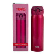膳魔师（THERMOS）不锈钢保温杯轻量时尚车载杯保温保冷男女士学生随身杯可团购JNL 红色【304不锈钢】