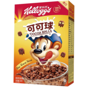 家乐氏（Kellogg‘s）麦片进口谷物圈甜甜圈可可蜜球儿童脆圈圈泡牛奶酒店早餐即食冲饮 可可球330g（9月）