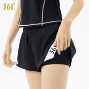 88VIP会员：361° 361运动短裤女夏季薄款跑步瑜伽训练健身宽松大码五分裤