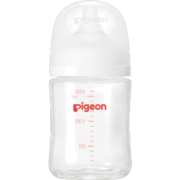 贝亲（Pigeon） 婴儿玻璃奶瓶 自然实感第3代 宽口径 160ml  AA186 S号1个月以上