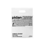京东PLUS：pidan 纯豆腐混合猫砂 原味2.4KG 两种直径除臭可冲厕所 四包装