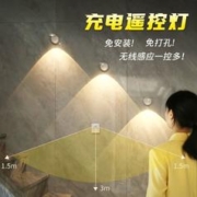 DOLILO 得利来 充电式射灯免接线免打孔安装无线家用背景墙壁画灯免布线led壁灯