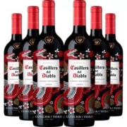 红魔鬼 尊龙 赤霞珠干红葡萄酒750ml*6瓶