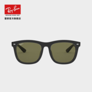 雷朋（RayBan）雷朋太阳镜偏光方形墨镜开车显脸小眼镜0RB4260D可定制 601/9A 黑色镜框绿色偏光镜片 尺寸57