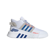 adidas阿迪达斯官方三叶草EQT BASK ADV男女复古经典中帮运动鞋 白/灰/金金属 37(230mm)