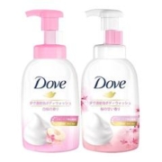 88VIP会员：Dove 多芬 泡泡白桃＋樱花沐浴露沐浴泡泡套装400ml*2
