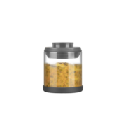 安扣（ANKOU） 食品级玻璃密封罐玻璃瓶带盖五谷杂粮储物罐玻璃茶叶收纳盒 玻璃咖啡罐350ml