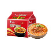 白象 经典红烧牛肉方便面 5袋