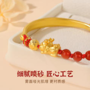 88VIP会员：珍·尚银 中国黄金珍尚银和田玉貔貅手串纯银手链情侣款本命年龙年礼物属龙