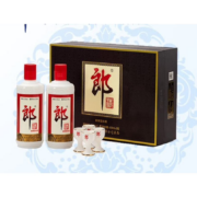 31日8点: 郎牌郎酒  酱香型53度 500mL 2瓶 礼盒装（赠礼品袋）