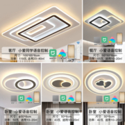 HD米家智能AI语音吸顶灯 led大客厅卧室全屋灯饰 包安装灯具套餐B