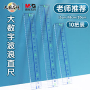 M&G 晨光 文具透明直尺子