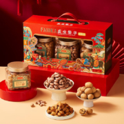 京东百亿补贴:赵铁生纯坚果礼盒年货大礼包休闲零食 盛世繁华 【1400g】罐装