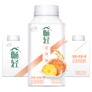 伊利畅轻 0添加燕麦凤梨橙口味250g*4低温酸奶果粒风味发酵乳早餐牛奶