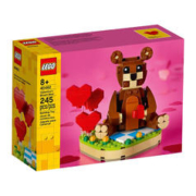 京东百亿补贴：LEGO 乐高 BrickHeadz方头仔系列 40462 情人节爱心棕熊