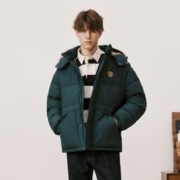 TEENIE WEENIE 羽绒服男2023秋冬新款连帽保暖羽绒服男女同款