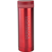 乐扣乐扣（LOCK&LOCK）不锈钢纤巧便携保温杯茶水杯车载商务杯子LHC560（300ml）红色