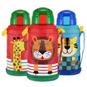TIGER 虎牌 MML-C06C-EL 儿童吸管保温杯 630ml 小狮子/小老虎/长颈鹿