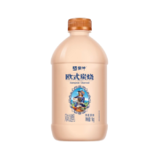 限地区，需首购礼金:蒙牛欧式炭烧风味发酵乳活性乳酸菌炭烧酸奶家庭装原味1kg（买一赠一）