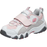 Skechers斯凯奇女童鞋大童老爹鞋秋季亲子熊猫鞋魔术贴儿童运动鞋996458L 浅粉色/LTPK 27.5