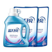 蓝月亮洗衣液6斤装 机洗手洗  薰衣草香洗衣液1kg瓶*1+1kg袋*2 共6斤装