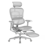 保友办公家具（Ergonor） 金豪L 2代 高端电脑椅人体工学椅家用 电竞办公椅可躺老板椅 银白(Q4.0)美国网+躺舒宝 旗舰版