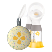 美德乐（Medela）丝韵·翼花丝国潮版舒悦电动吸奶器双边吸乳器（智能版） 瑶芳杏